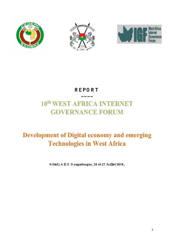 Cover of the original WAIGF document
